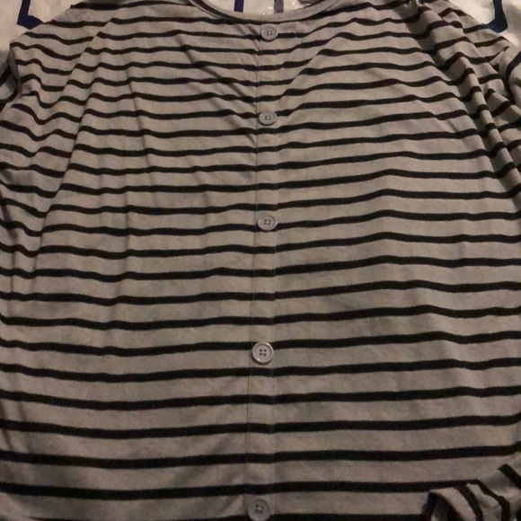 Striped quarter sleeve shirt - Picture 2 of 2